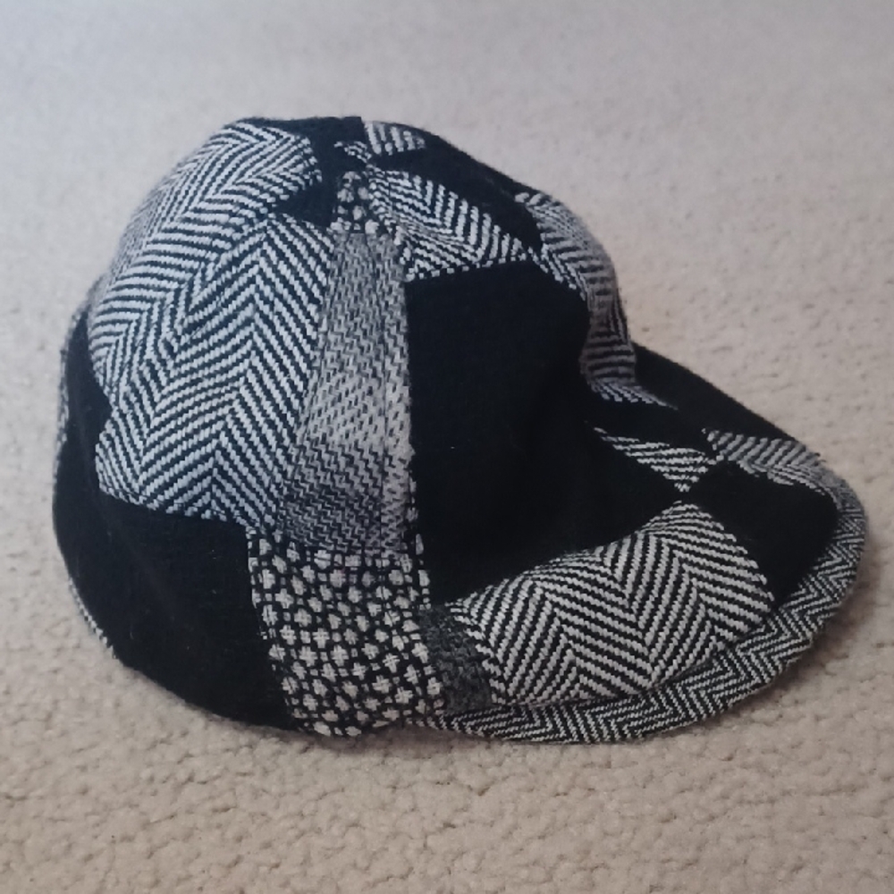 Stetson Tweed Patchwork Newsboy Cap